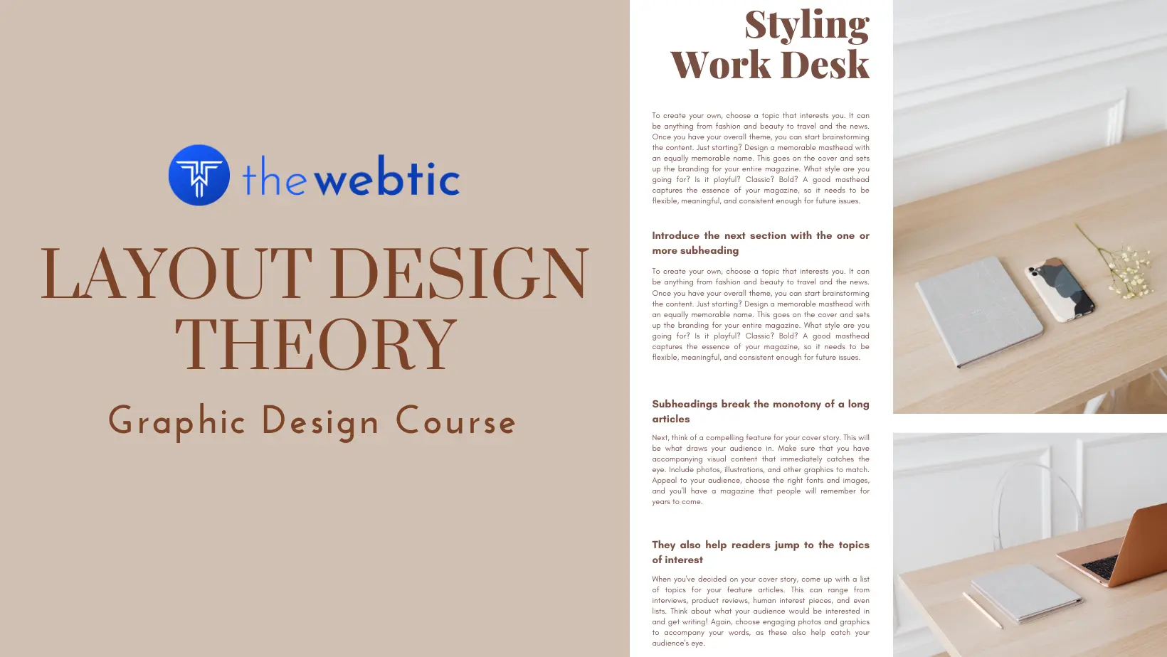 Layout Design Theory Graphic Design Course 2023